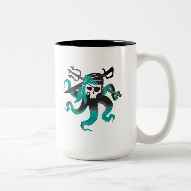 Descendants | Uma | Pirate Skull Logo Two-Tone Coffee Mug (Right)