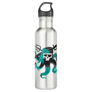 Descendants Uma Pirate Skull Logo Water Bottle