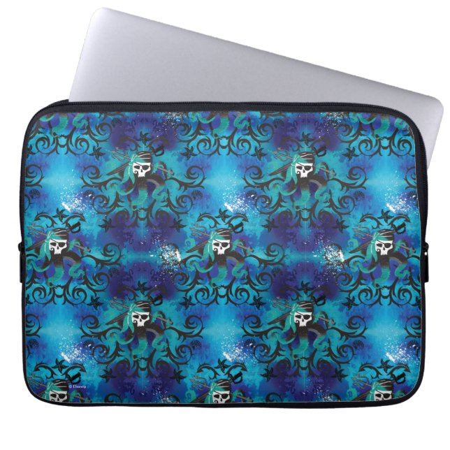 Descendants | Uma | Pirate Skull Pattern Laptop Sleeve (Front)