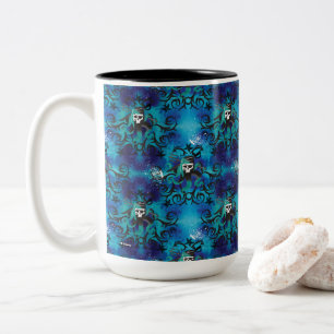 Descendants Uma Pirate Skull Pattern Two-Tone Coffee Mug