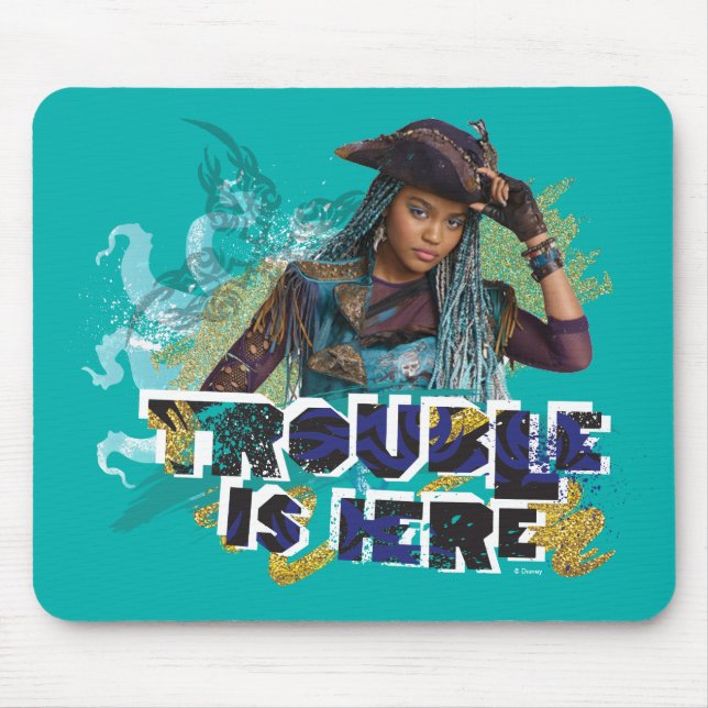 Descendants | Uma | Trouble is Here Mouse Pad (Front)