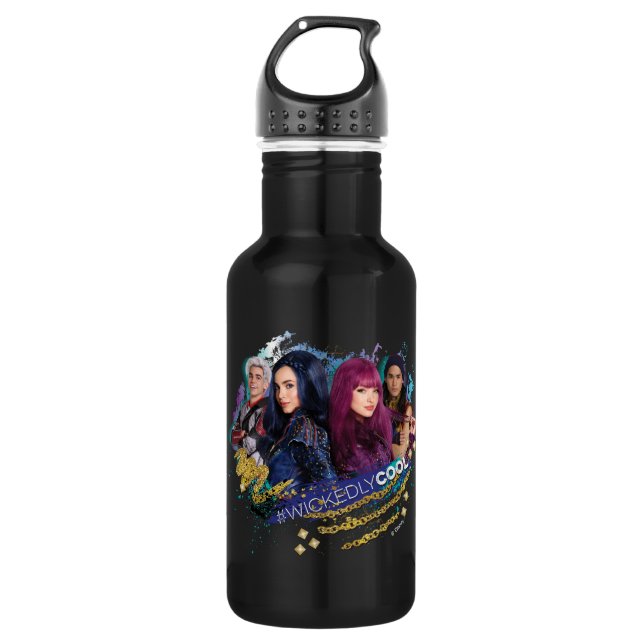 Descendants | Wickedly Cool Best Friends Stainless Steel Water Bottle (Front)