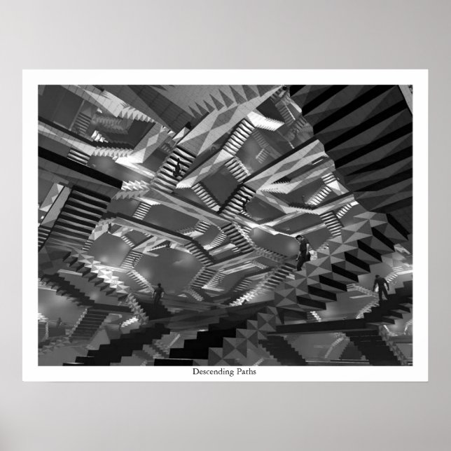 Descending Paths Poster (Front)