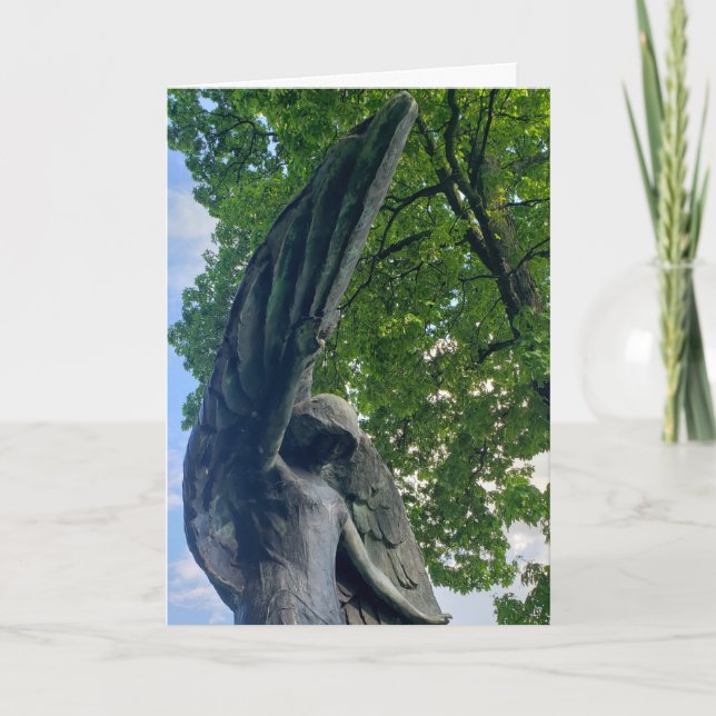 “Descension of Shelter” Sympathy Card (Front)