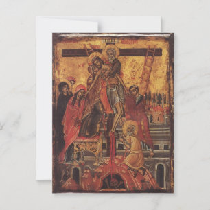 Descent from the Cross by Johann Apakass Postcard