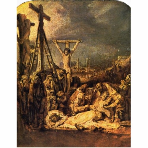 Descent From The Cross By Rembrandt Harmensz Van Cutout