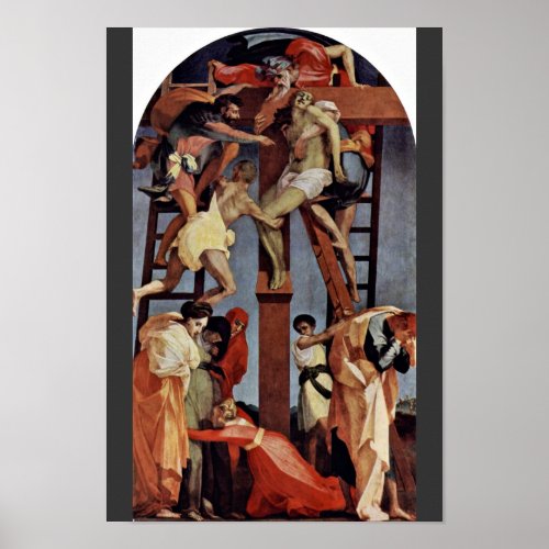 Descent From The Cross By Rosso Fiorentino Poster