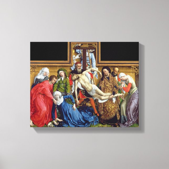 Descent from the Cross, c.1435 Canvas Print (Front)