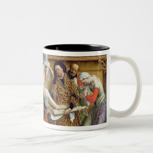 Descent from the Cross c1435 Two_Tone Coffee Mug