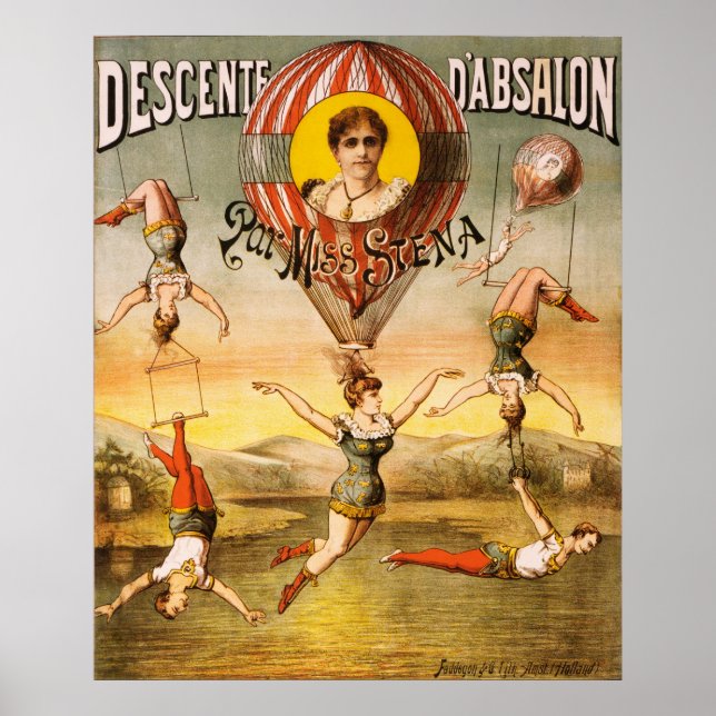 Descente d'Absalon par Miss Stena Poster (Front)