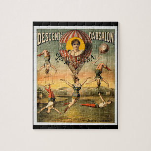 Descente d'Absalon par Miss Stena Vintage Circus Jigsaw Puzzle