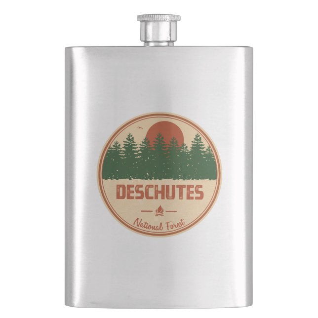 Deschutes National Forest Flask (Front)
