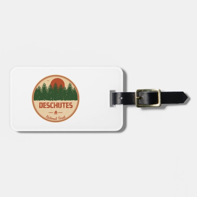 Deschutes National Forest Luggage Tag (Front Horizontal)