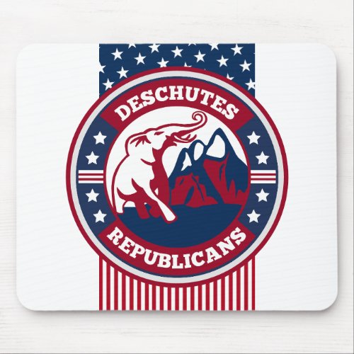 Deschutes Republicans New Logo Mouse Pad Patriotic
