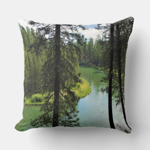 Deschutes River, OR Throw Pillow