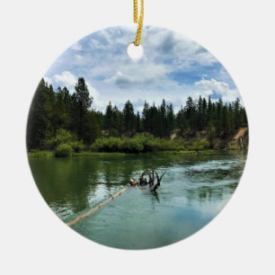 Deschutes River, Oregon Ceramic Ornament