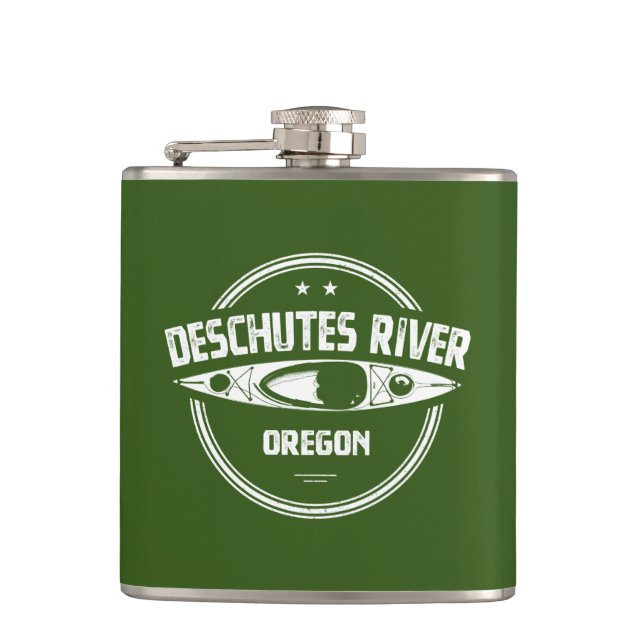 Deschutes River, Oregon Flask (Front)