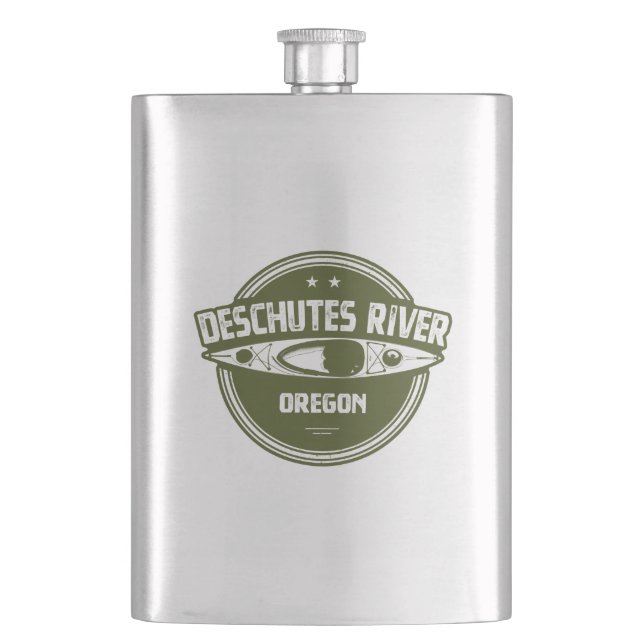 Deschutes River, Oregon Flask (Front)