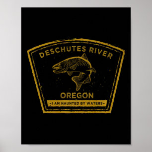 Deschutes River Oregon Premium Fly Fishing Poster