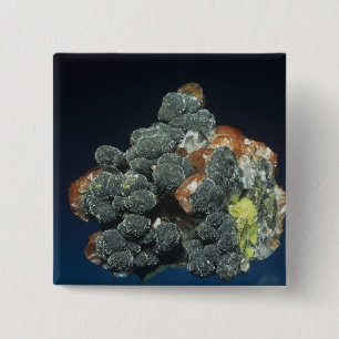 Descloizite on Calcite Pinback Button