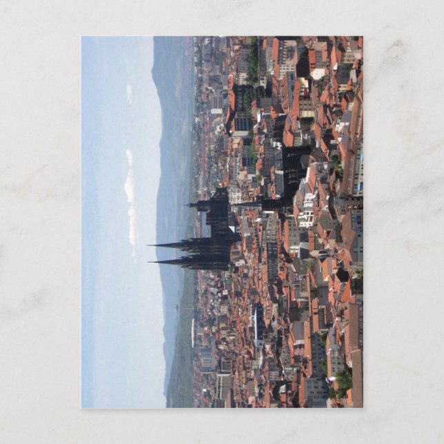 Description Clermont-Ferrand seen from Montjuzet P Postcard (Front)