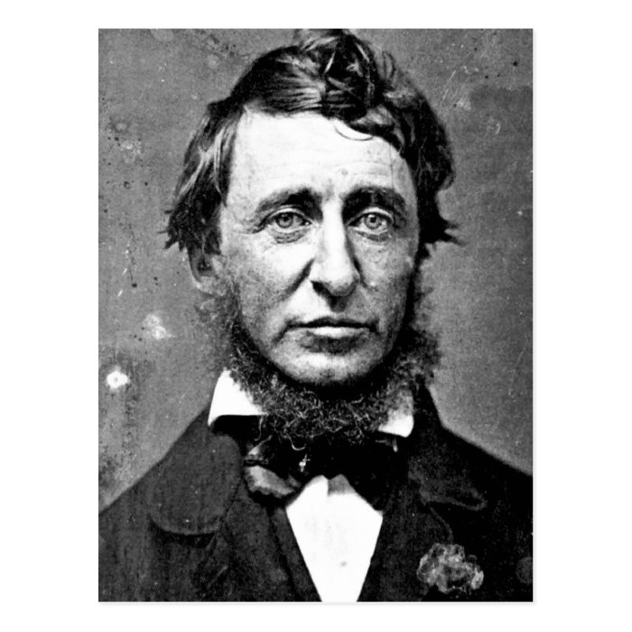 Description Henry David Thoreau (1817 1862) in Jun Postcard