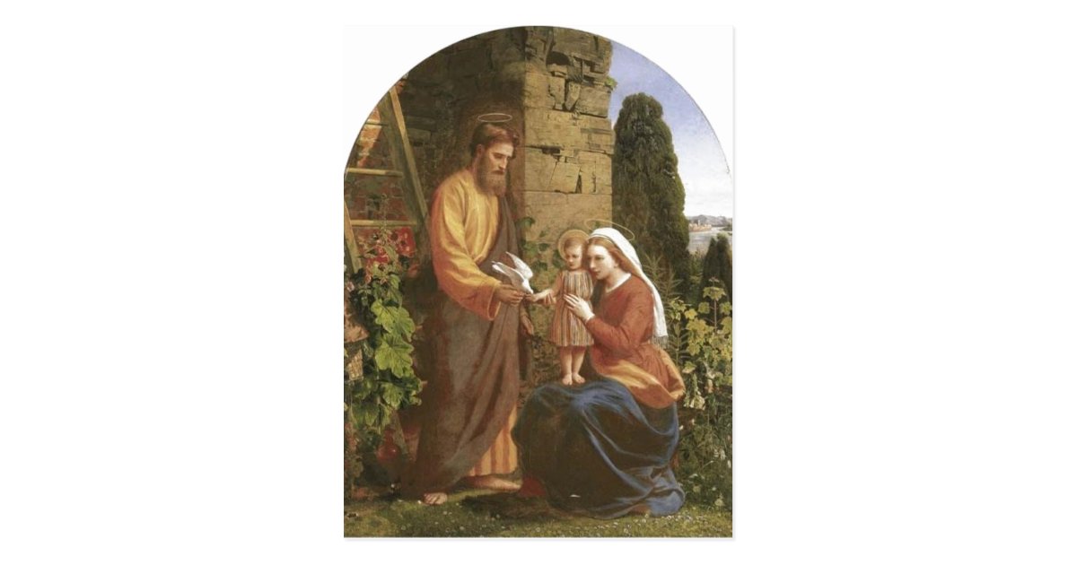 Description James Collinson Holy Family Originall Postcard Zazzle