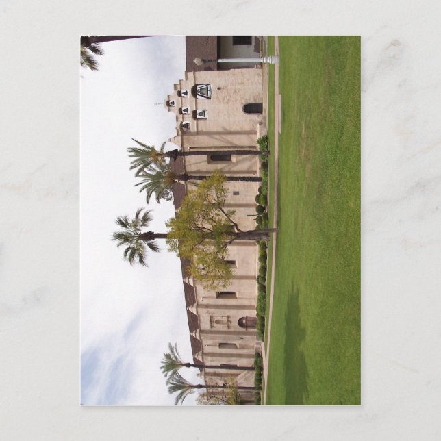 Description Mission San Gabriel Arcangel in San Ga Postcard (Front)