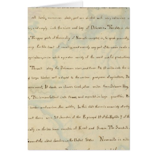 Description of Delaware Cards (Front)