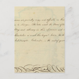 Description of South Carolina Postcard