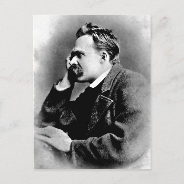 Description Portrait of Friedrich Nietzsche, 1882; Postcard (Front)