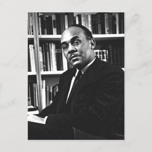 Description Ralph Ellison  noted author and profe Postcard