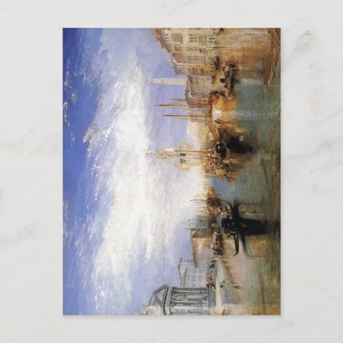 Description The Grand Canal _ Venice by J M W T Postcard