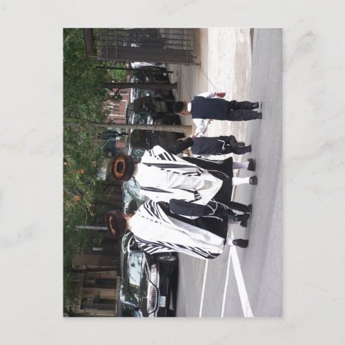 Description Ultra_orthodox Jews in Brooklyn jueus  Postcard