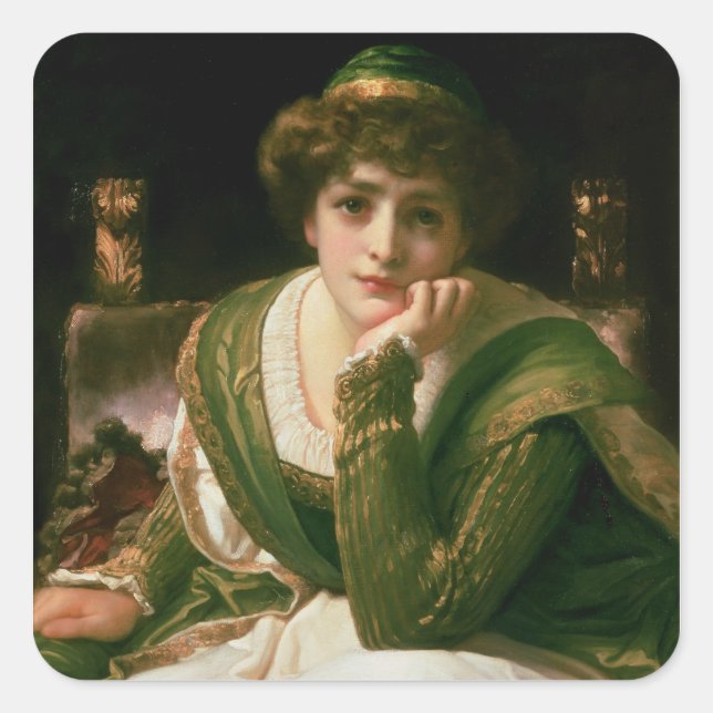 Desdemona Square Sticker (Front)