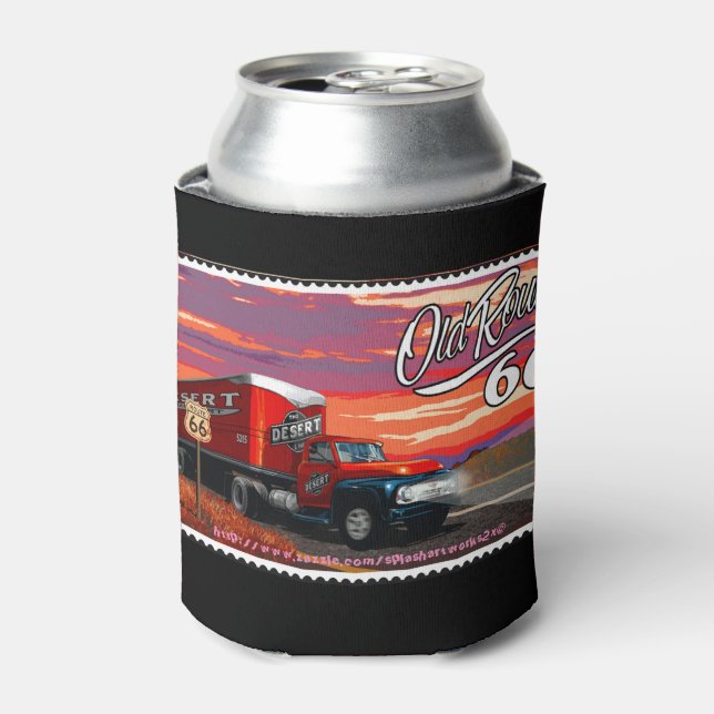 "Desert 66 Trucking" Can Cooler (Can Front)