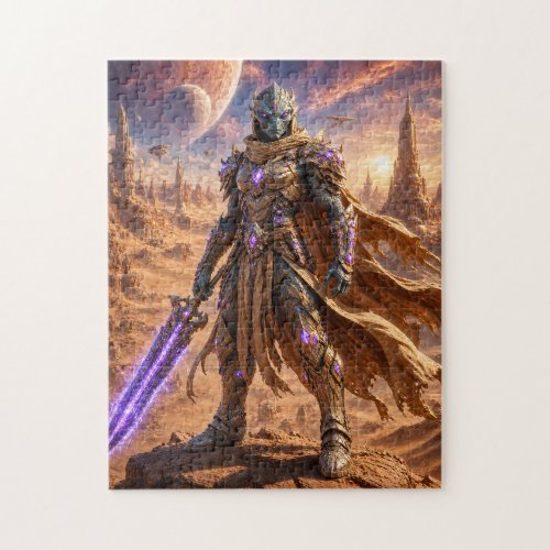 Desert Alien Warrior Puzzle