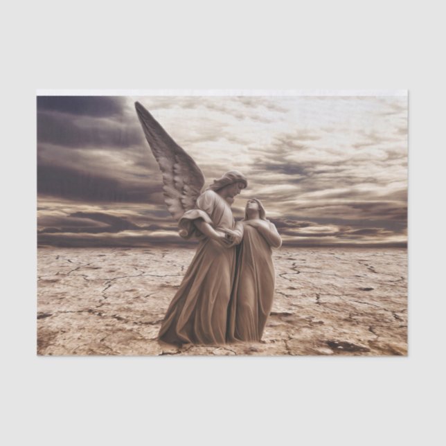 desert angels tissue paper (Front)