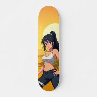 Désert Animé Japonais Skateboard