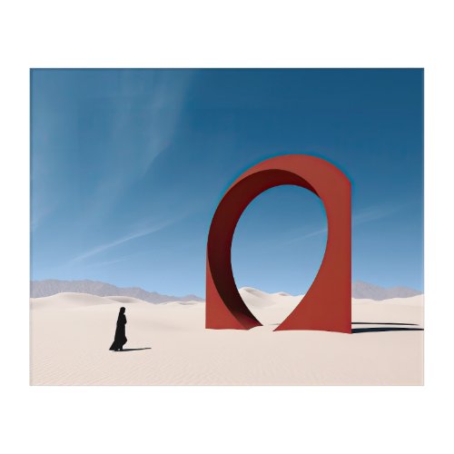 Desert Arcana Solitude of the Sentinel Acrylic Print
