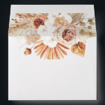 Desert Arch Boho Pampas Grass Terracotta Wedding Envelope<br><div class="desc">For more advanced customization of this design,  simply select the "Customize It" button above!</div>