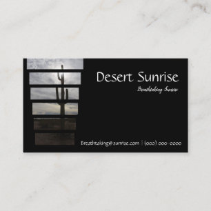 Desert Arizona Sunrise Business Card