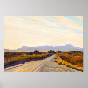 Desert Autumn by Maynard Dixon Poster