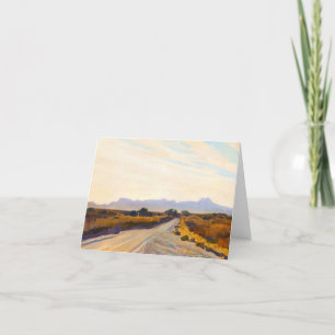 Desert Autumn by Maynard Dixon Thank You Card