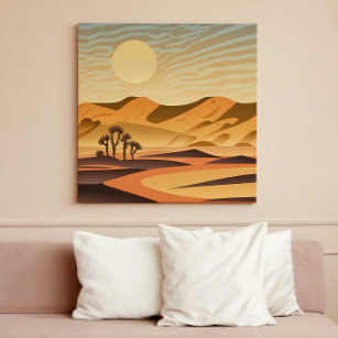Desert Background Canvas Art
