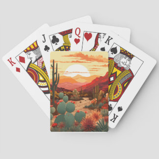 DESERT BEAUTY #1 POKER CARDS