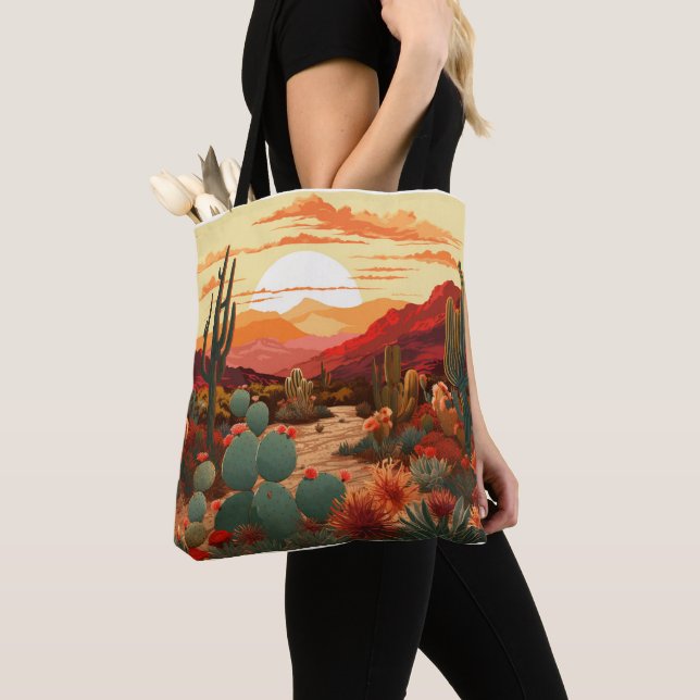 DESERT BEAUTY #1 TOTE BAG (Close Up)