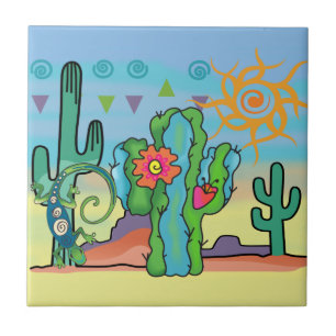 Desert Beauty Ceramic Tile