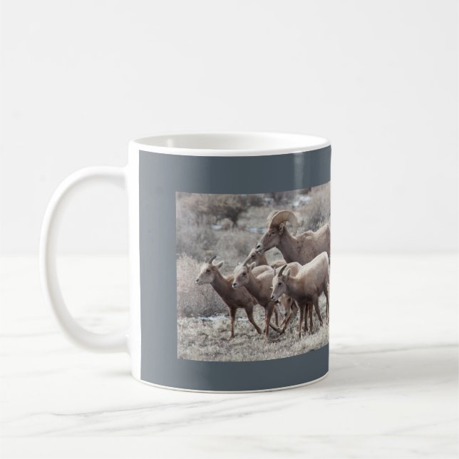 Desert Bighorn Sheep Photo Mug (Left)