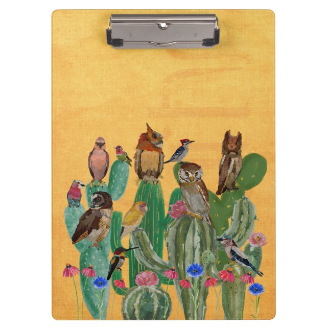 DESERT BIRDS CLIPBOARD (Front)